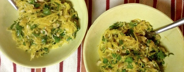 Recipe: Spaghetti squash with herbs and hazelnuts